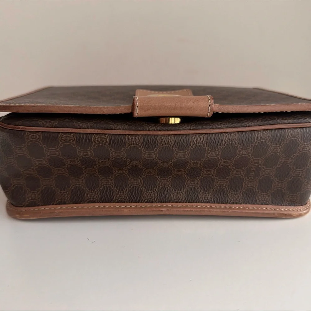 Authentic Celine Macadam M14 Flap Crossbody Bag - Picture 4 of 16